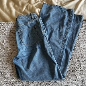 &otherStories Wide Leg Organic Cotton Jeans